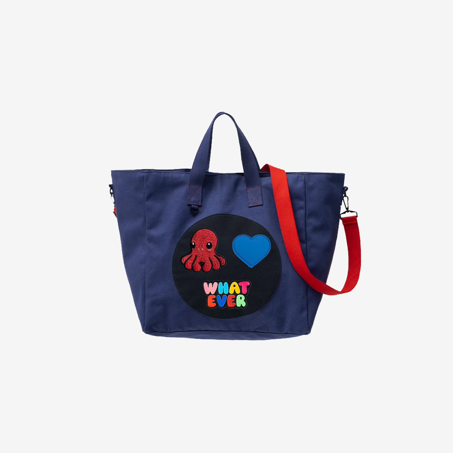 Kanvas Lacivert Tote Çanta