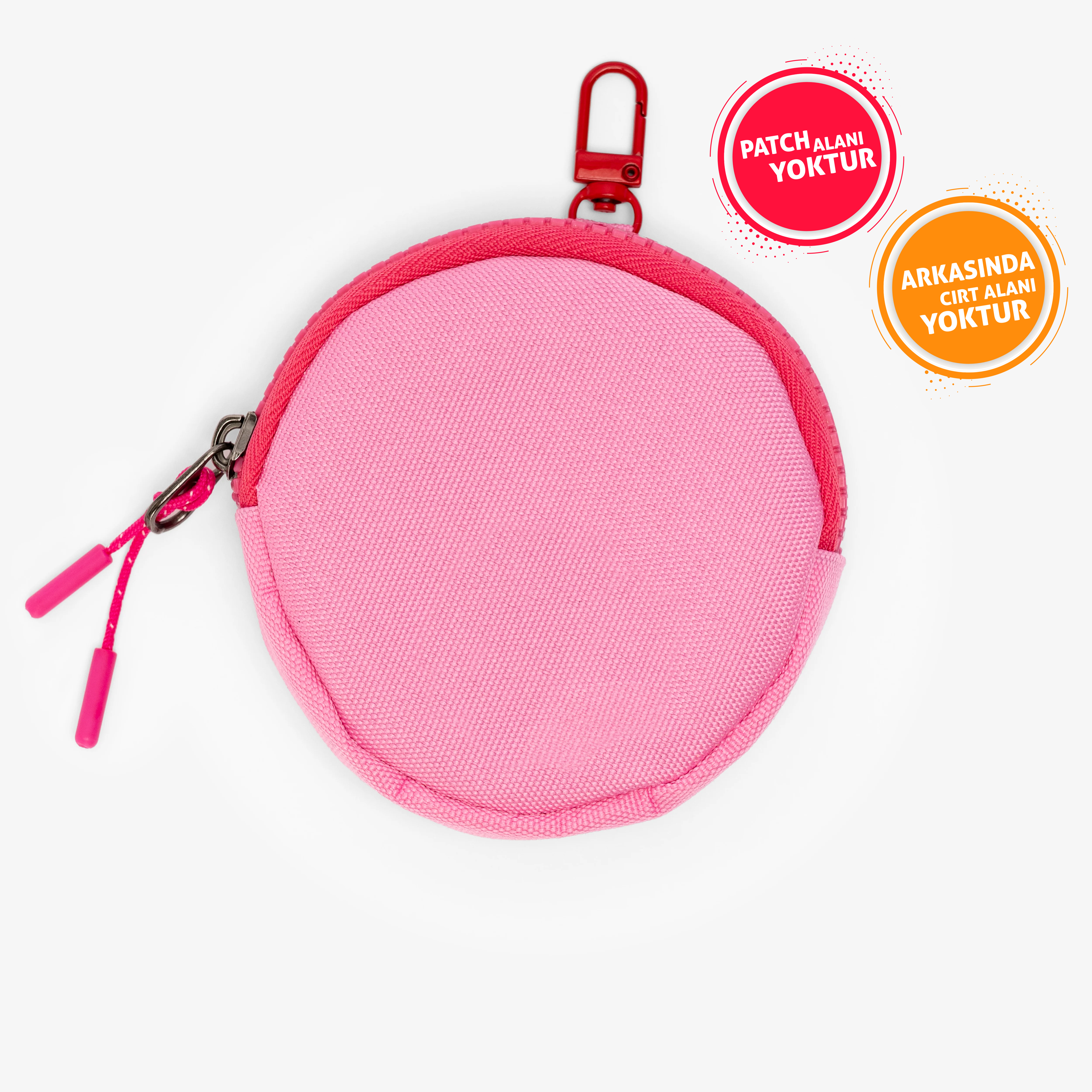 Mini Yuvarlak Çanta Pembe-LE KOKO COLLECTIF-