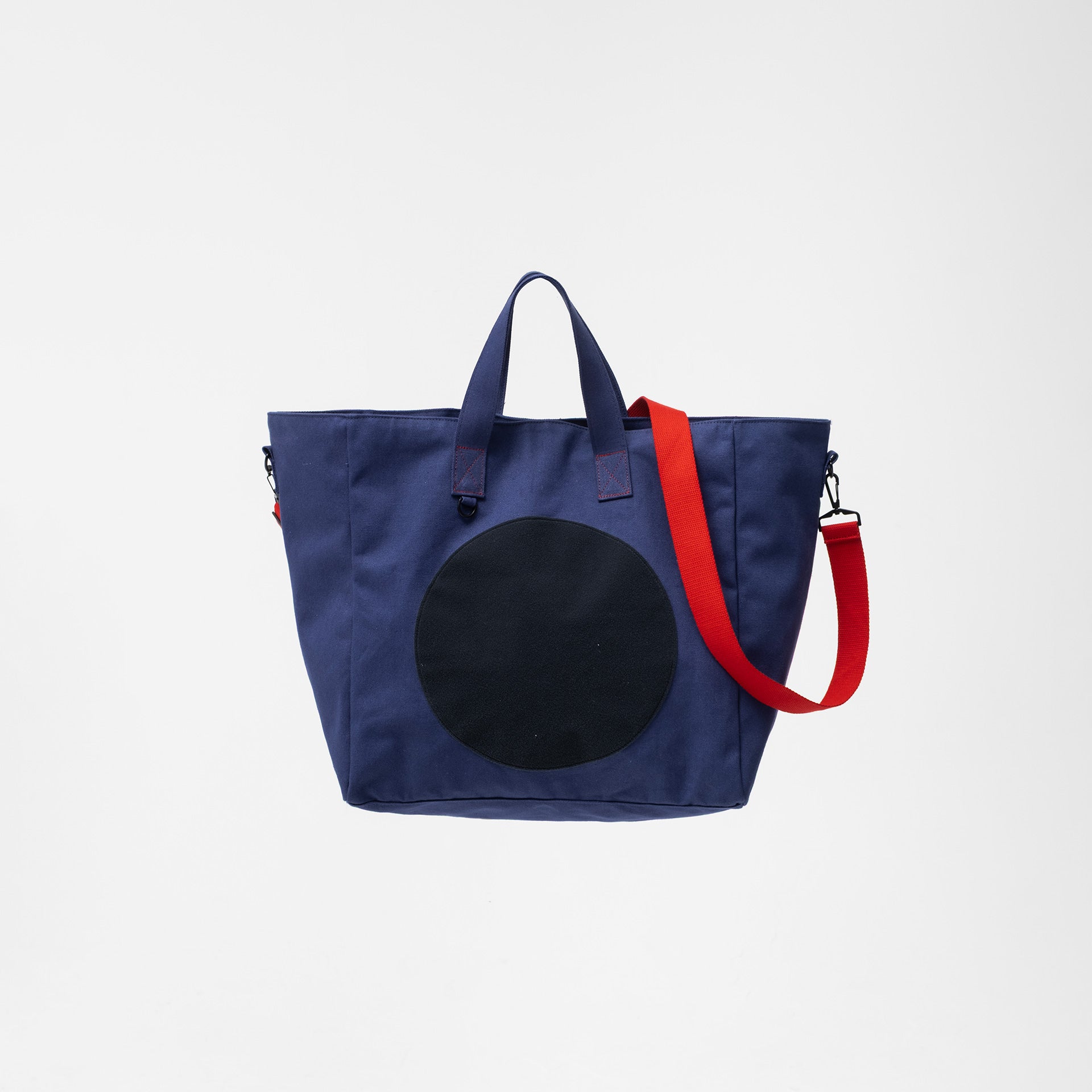 Kanvas Lacivert Tote Çanta